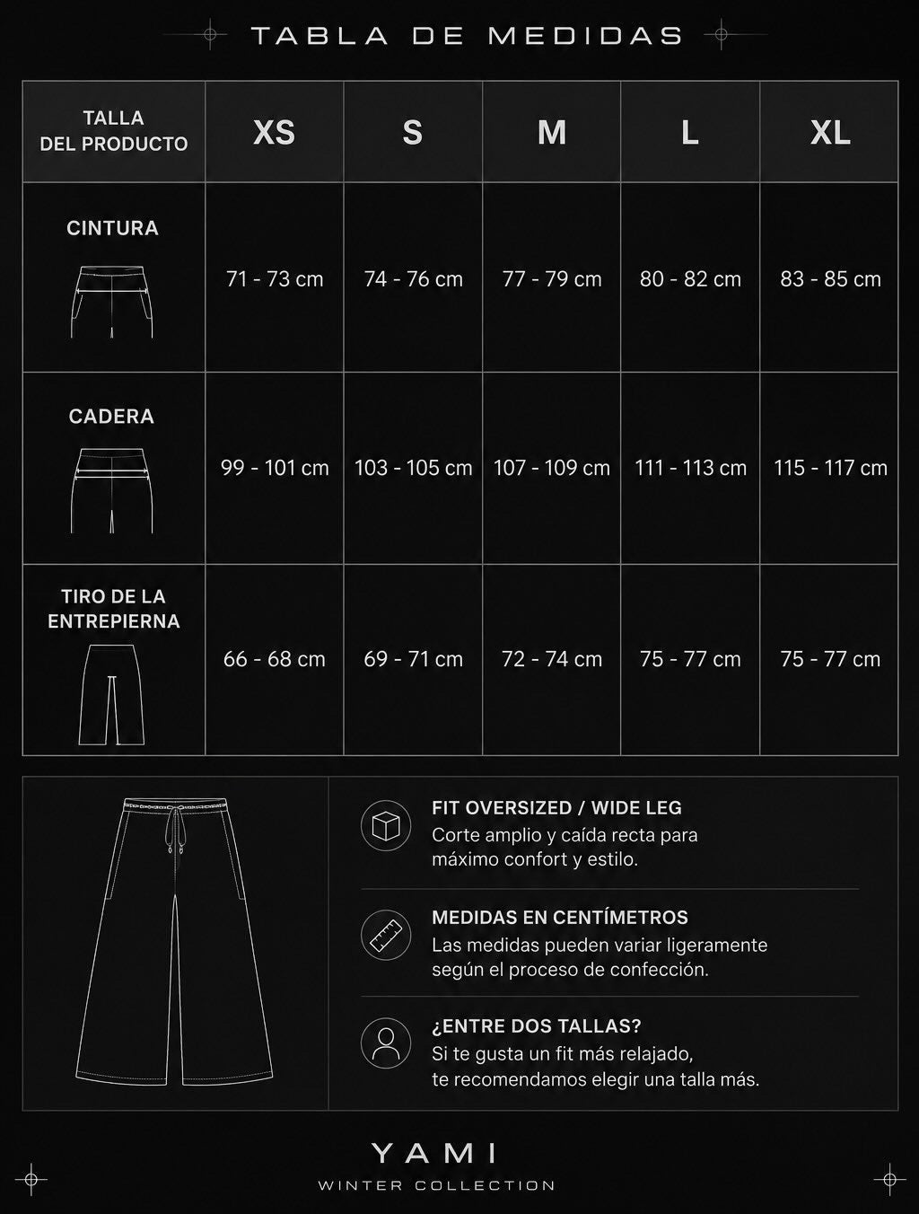 YAMI PANTS — BLACK