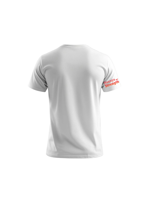 HANNYA WHITE ATHLETE TEE