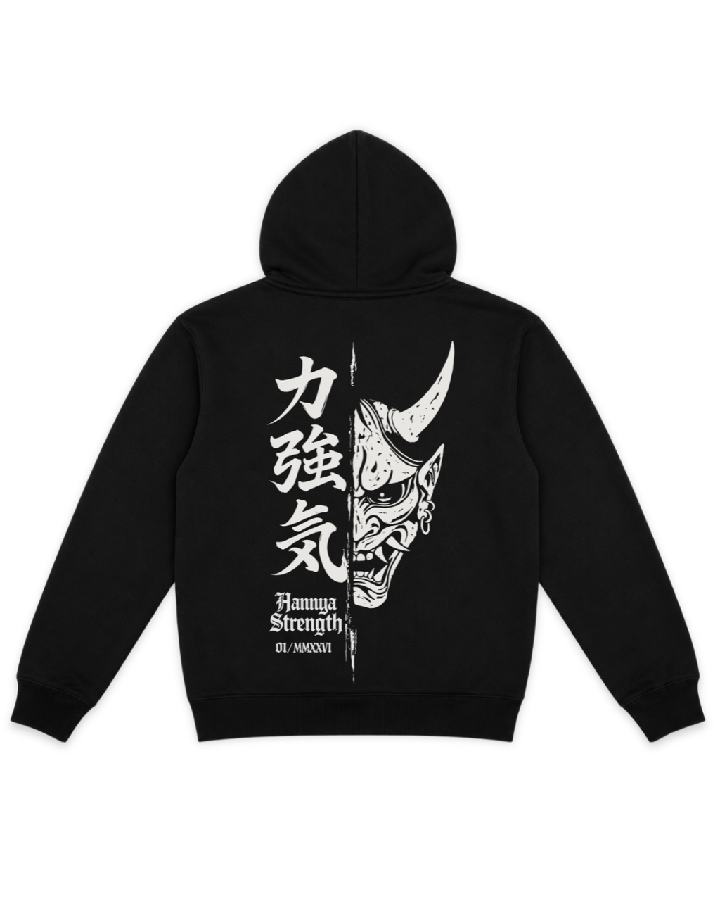 YAMI HOODIE — BLACK